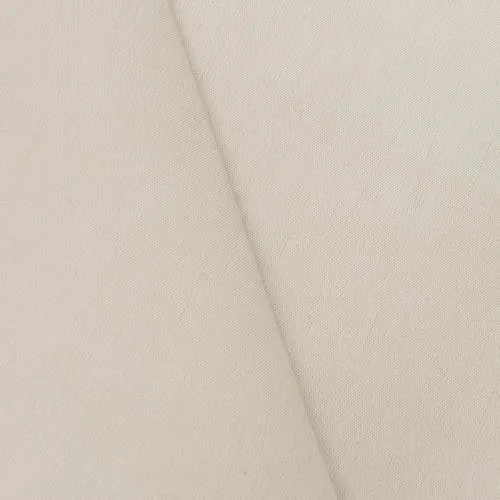 1 YD PC - White/Faded Beige Indoor/Outdoor Plain Woven Decorating Fabric