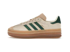 Adidas Gazelle Bold "Magic Beige Collegiate Green"