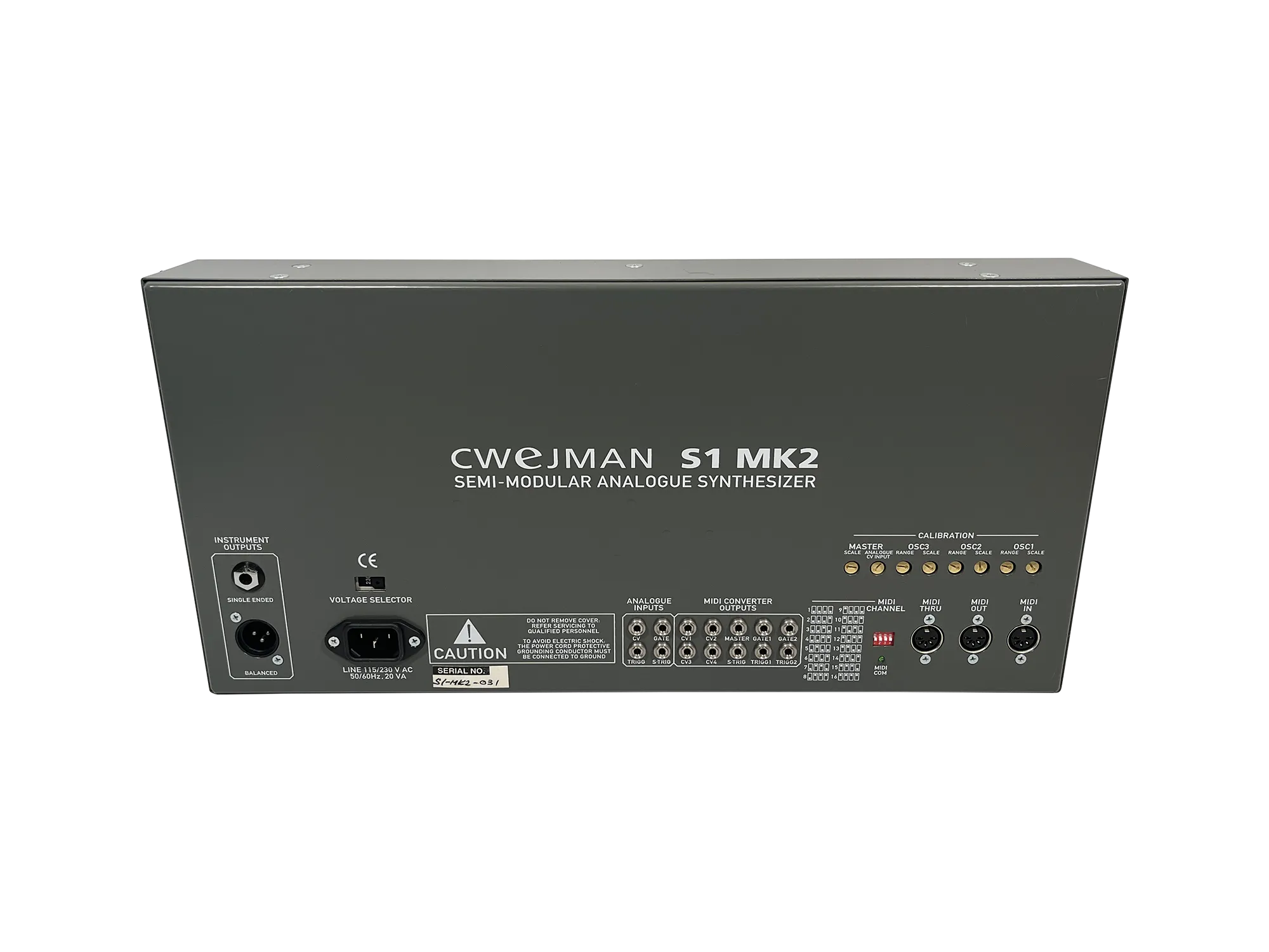 Cwejman S1 Mk2 Semi-Modular Analogue Synthesizer