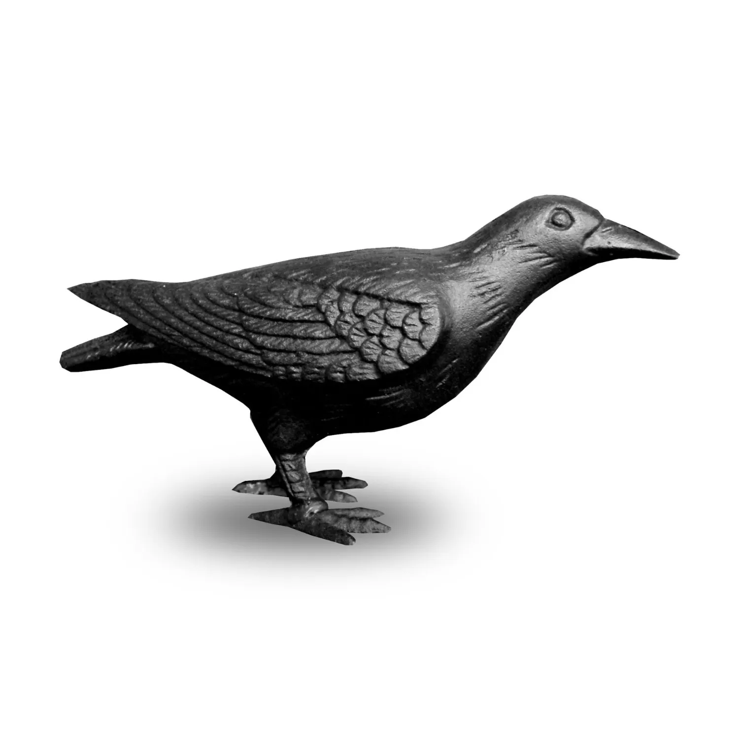 Decorative Onyx Crow Statue