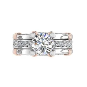 Engagement ring and Wedding band Set