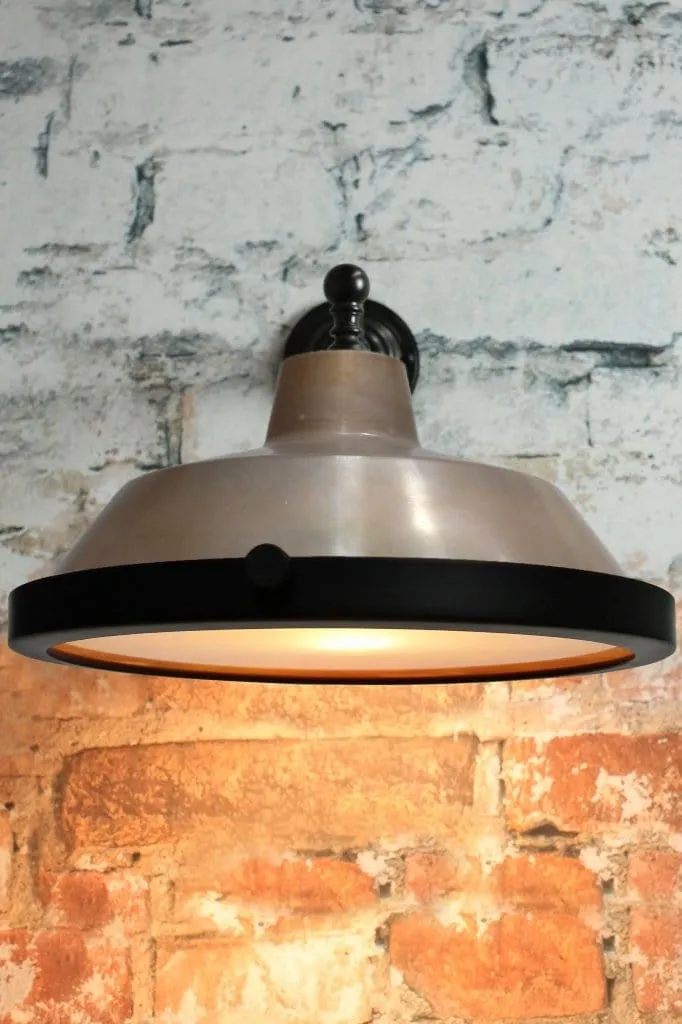 Factory Wall Light with Covers