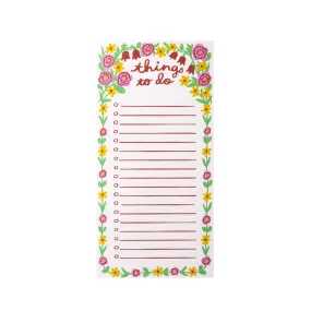 Floral Things To Do Pad