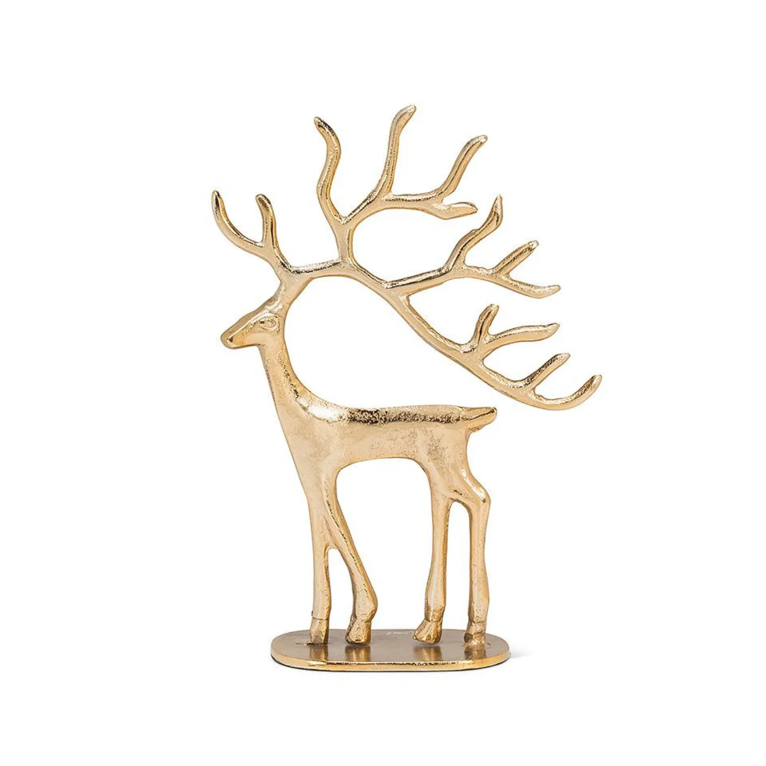 Gold Reindeer Sculptures