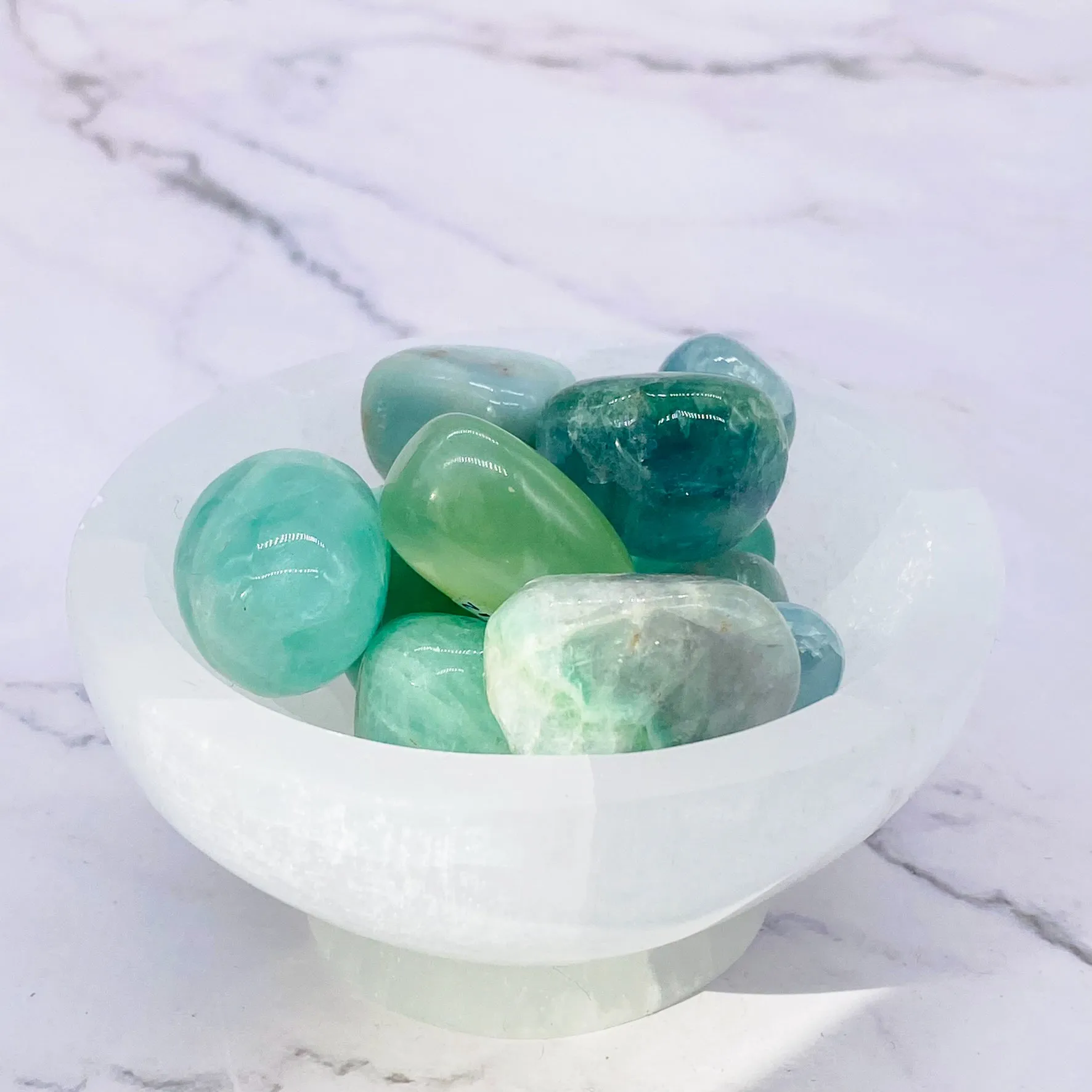 Green Fluorite Tumblestone, Fluorite Crystal, Crystal Lovers Gift, Polished Fluorite, Reiki Healing Crystals, Stone for Heart Chakra