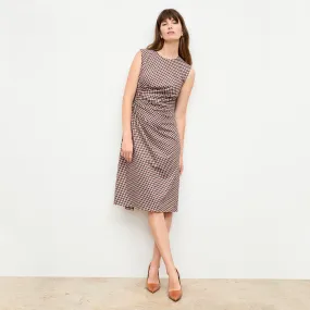 Jeannine Dress - Windowpane Sharkskin :: Windowpane Multi