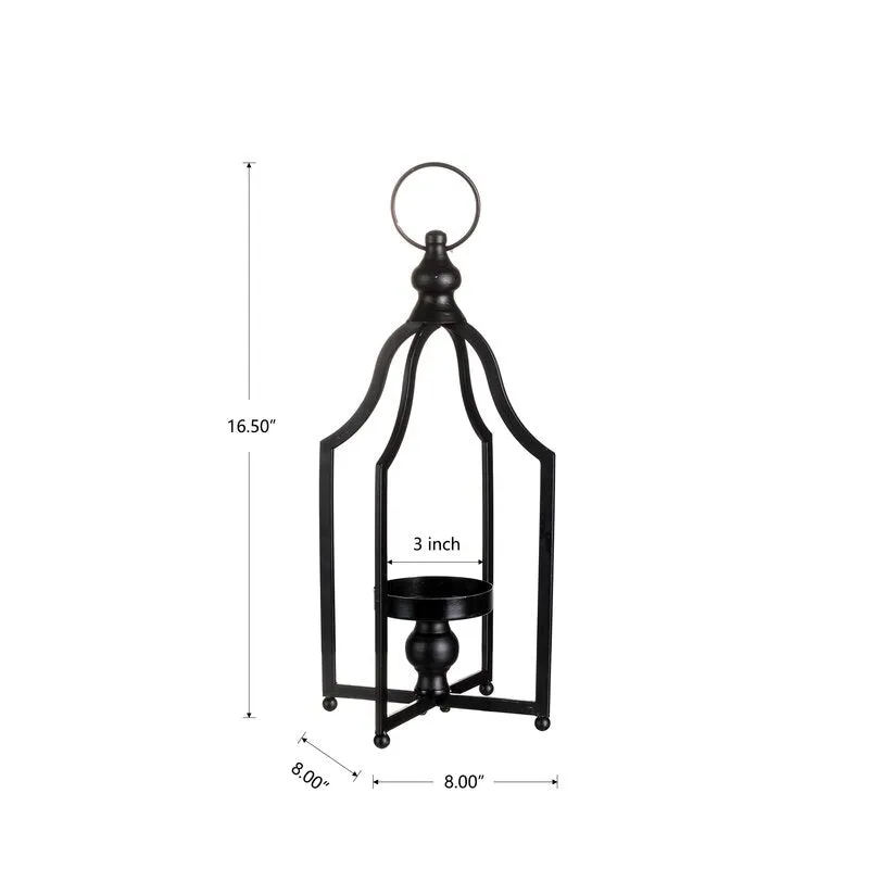 Kothe Indoor / Outdoor Iron Lantern