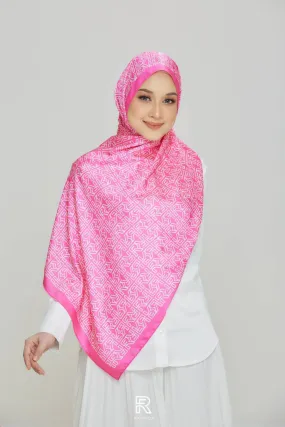 Raffida Monogram 2.0 Shawl In Hot Pink