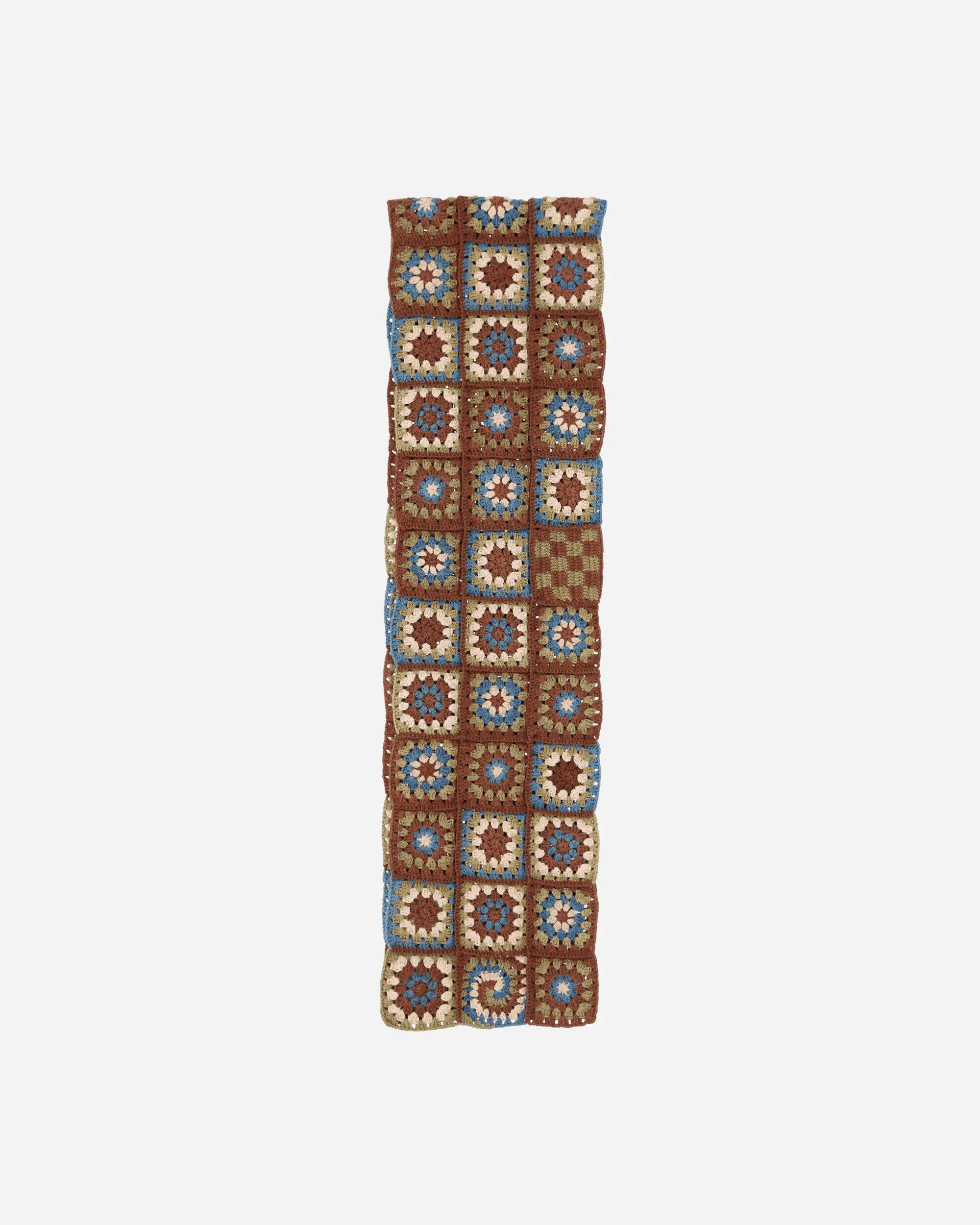 Slim Piece Scarf Brown