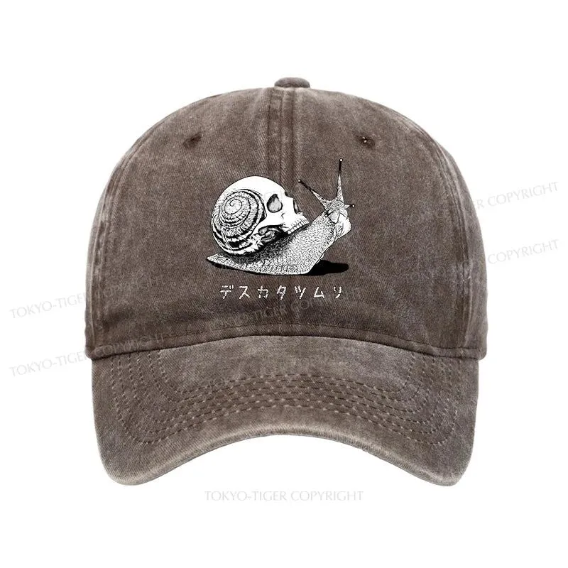 Tokyo-Tiger Death Snail Manga Washed Cap