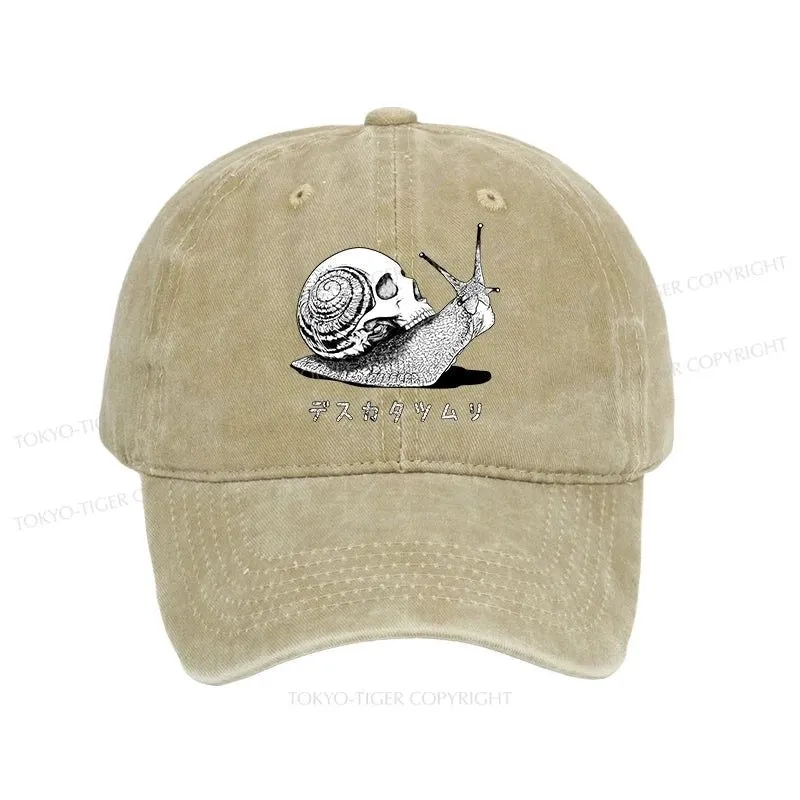 Tokyo-Tiger Death Snail Manga Washed Cap