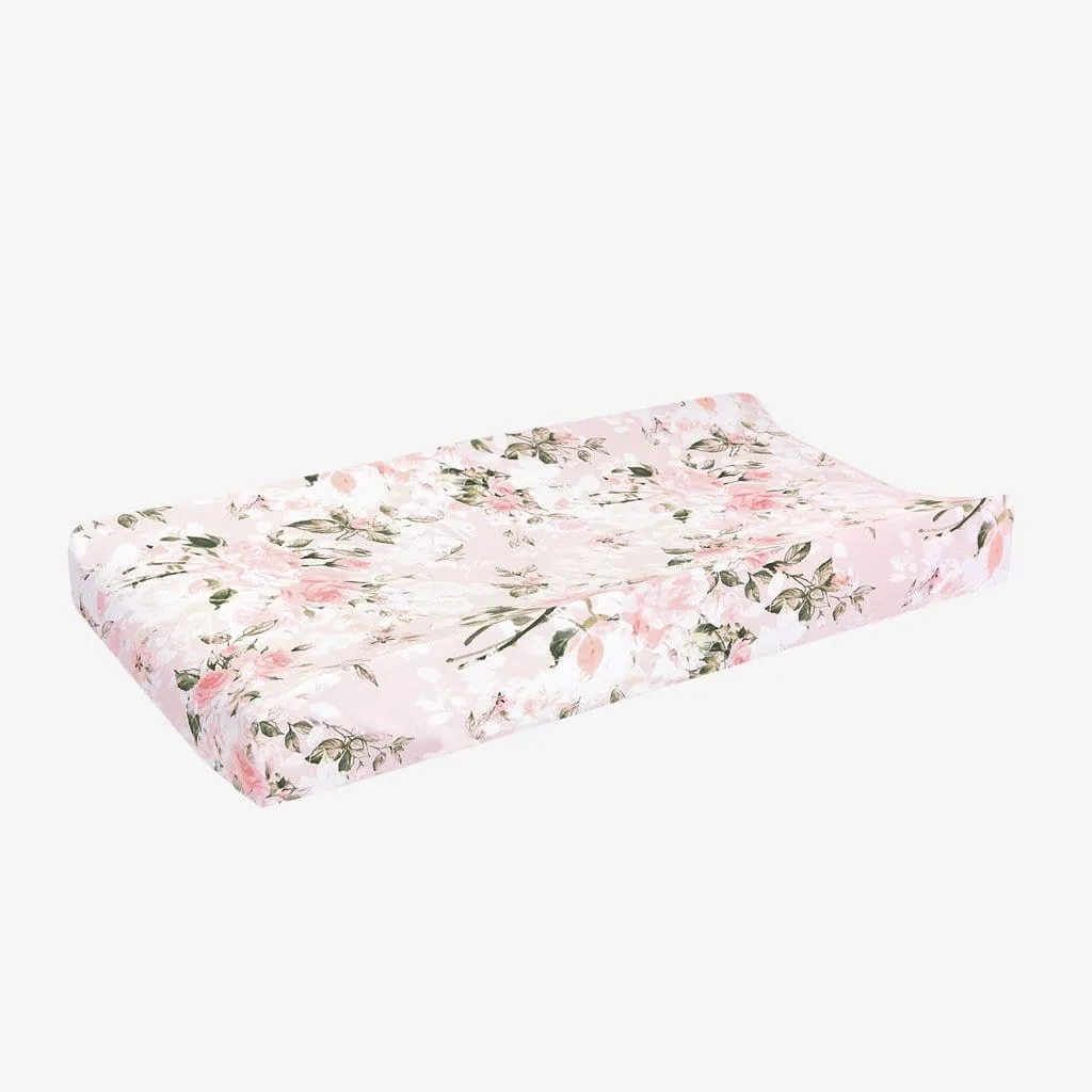 Vintage Pink Rose Pad Cover